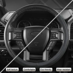 West Llama easy-install steering cover for tool-free fit.