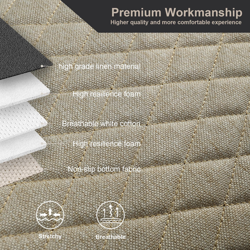 West Llama linen interior upgrade blends with beige cabins