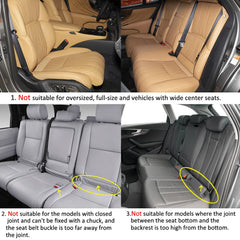 West Llama linen driver-side front seat cover provides daily protection.
