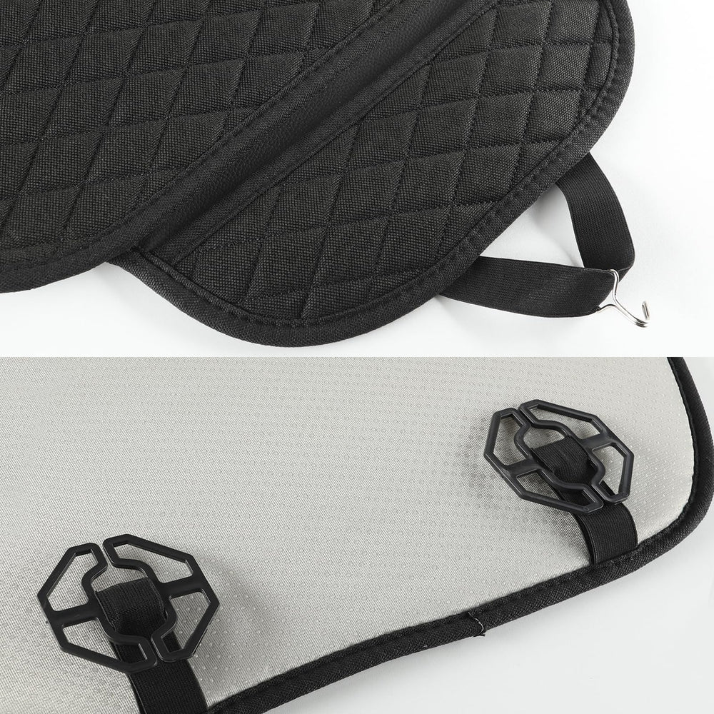 Two-piece West Llama front seat set includes driver and passenger covers.