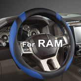West Llama steering cover on a Dodge RAM 1500 16-inch wheel enhances grip and style