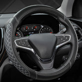 West Llama steering cover for Toyota Tacoma with diamond quilting boosts grip and interior style.