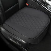 West Llama linen front seat cover anti-slip backing keeps the seat secure.