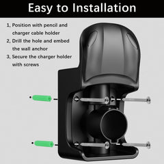 Westsaim wall mount adds a sleek, modern touch to a garage charging area