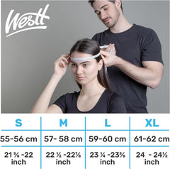 Westt ABS shell with EPS foam absorbs impacts on rough trails