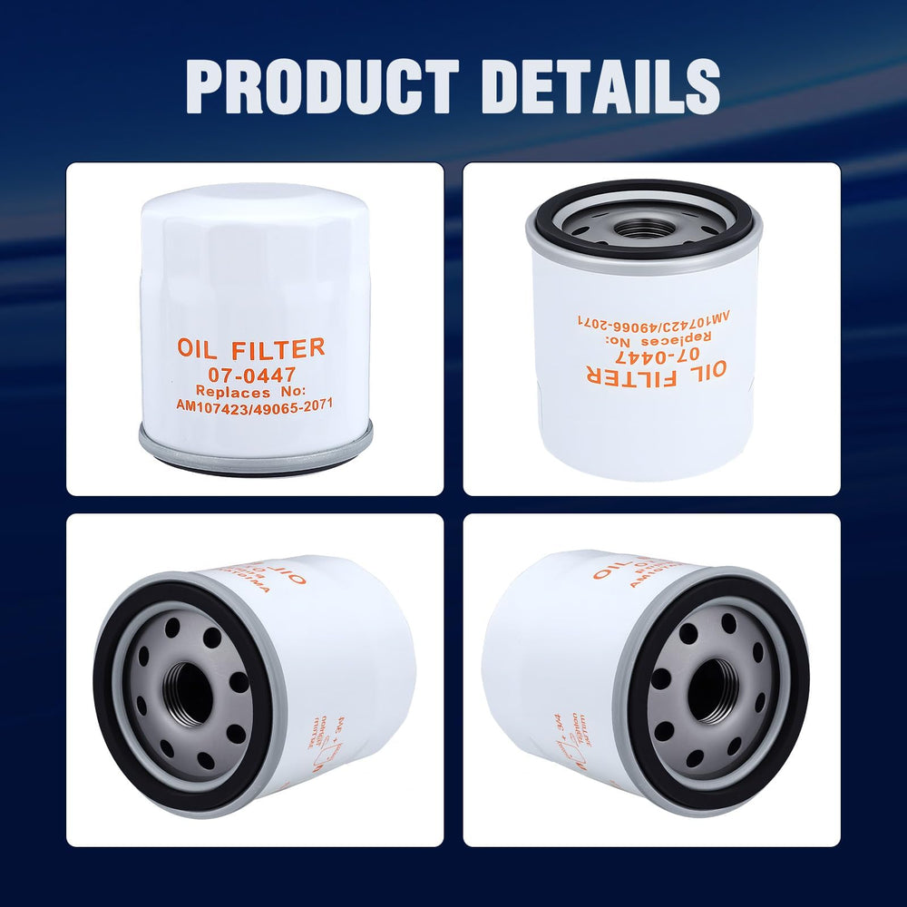 Wetenex oil filter back-view highlighting robust build quality.