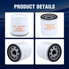 Wetenex oil filter back-view highlighting robust build quality.