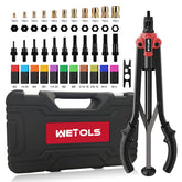 WETOLS 17-inch rivet nut tool front view for efficient riveting