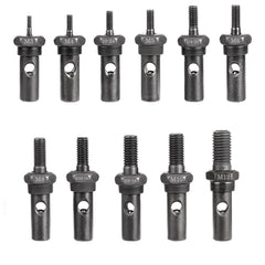 WETOLS rivet nut mandrels in labeled packaging for quick size selection