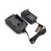 Wetoolplus 20V battery charger front view for Hyper Tough batteries, compact and ready.