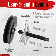 WETT bolts and washers collection supports multiple puller sizes