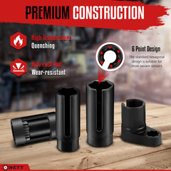 WETT injector socket 27mm 12-point for precision work.