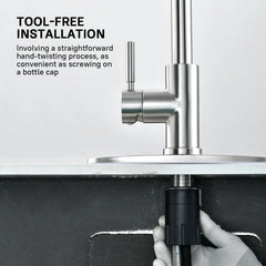 WEWE nanotech finish resists fingerprints and water spots, easy to clean.