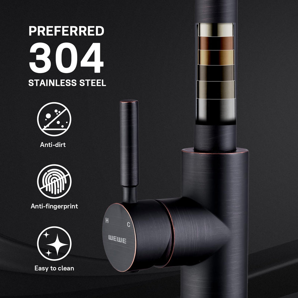 WEWE faucet sprayer with three modes enables tailored water flow.