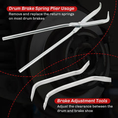 Weyleity brake spring compressor tool ready for secure, precise compression.