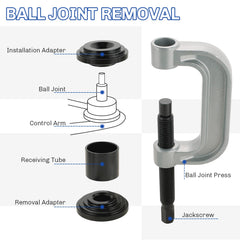 weyleity forcing-screw-press supports controlled removal without damage
