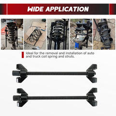 Weyleity heavy-duty suspension tool for MacPherson struts enables precise spring removal.