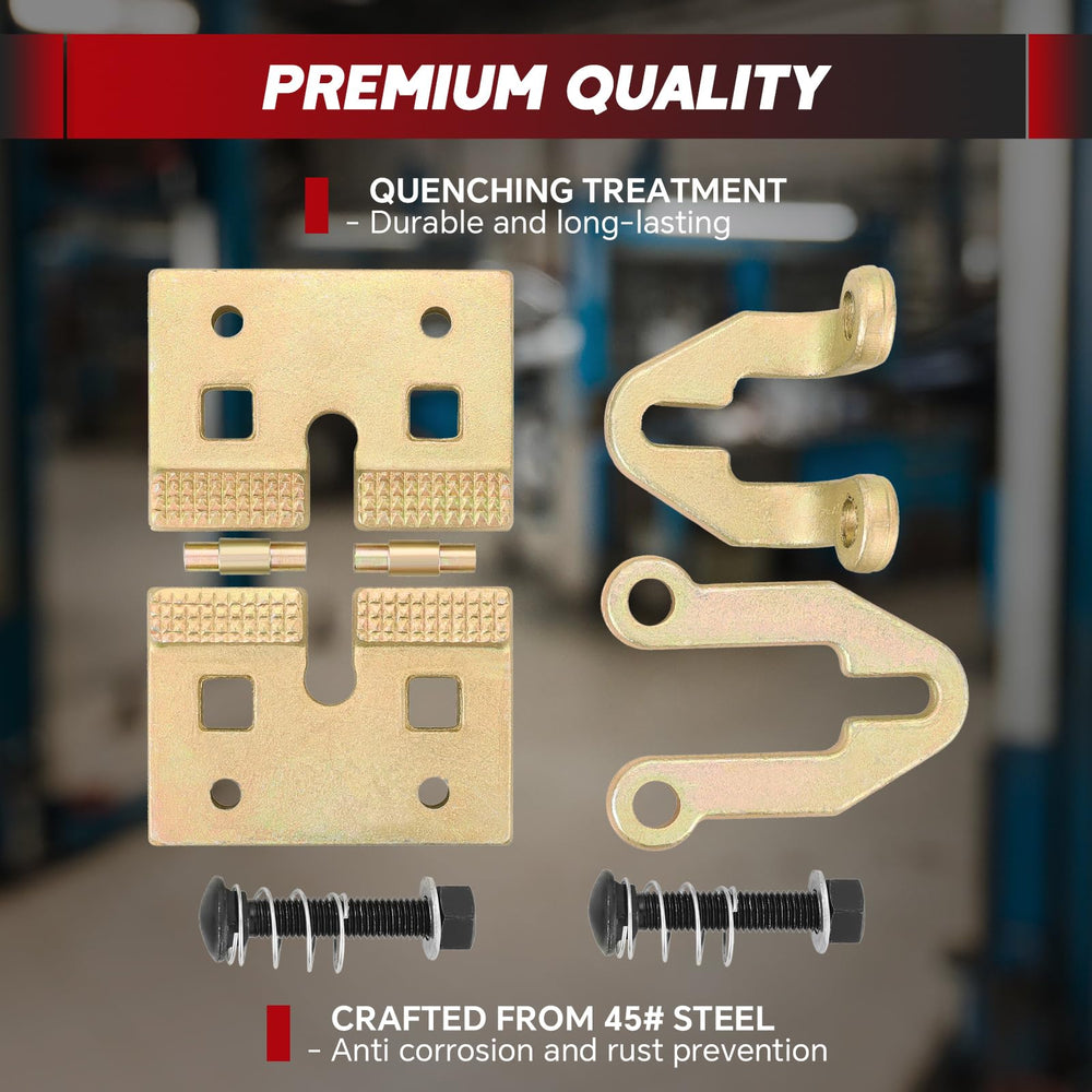 Weyleity 45# steel build highlights durability and strong clamping force.