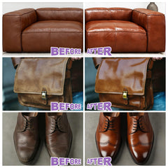 WEYSTOM leather cleaner conditioner beside a handbag for maintenance