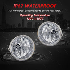 Wezemlight fog lights for Lincoln Mark LT base with clear lens