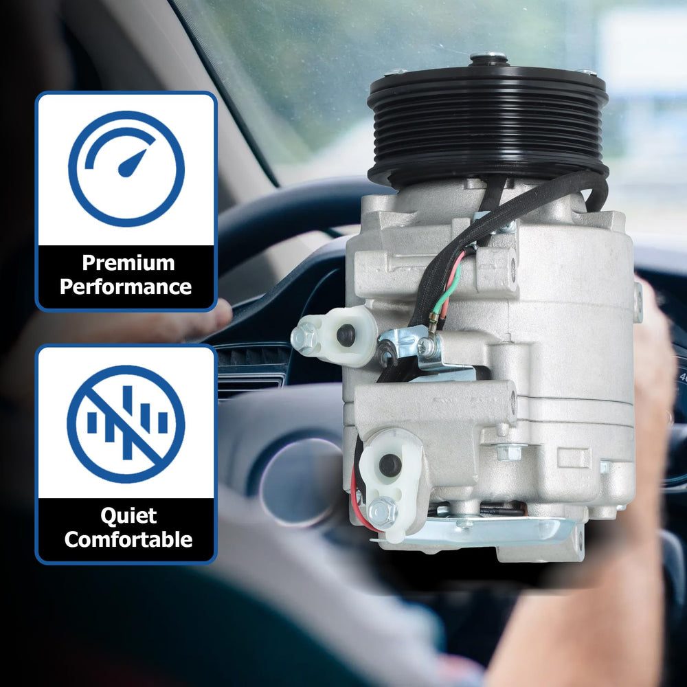 WFLNHB AC compressor in quiet operation with reduced noise