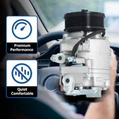 WFLNHB AC compressor in quiet operation with reduced noise