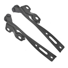 Side profile of WFLNHB hood hinge pair in black finish