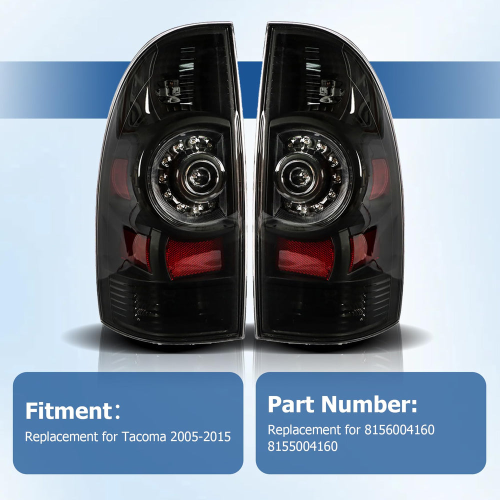 Driver-side smoked tail light by WFLNHB for Tacoma shows modern finish