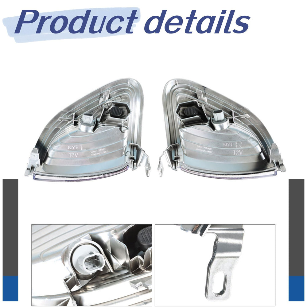 WFLNHB chrome trim detail enhances Tacoma exterior near marker lights
