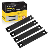 WFPOWER 4-pack magnets with rubber coating secure license plates safely.