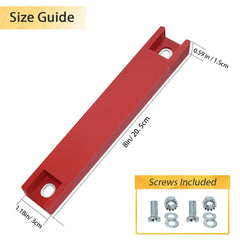 WFPOWER magnet on trunk lid secures temporary plates during vehicle transport