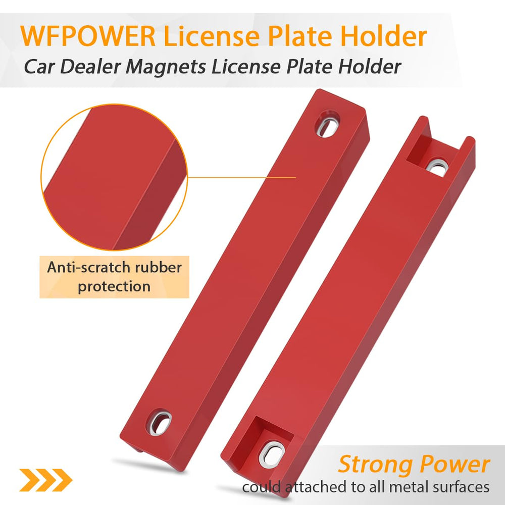 WFPOWER rubber-coated protection prevents scratches while mounting on painted surfaces
