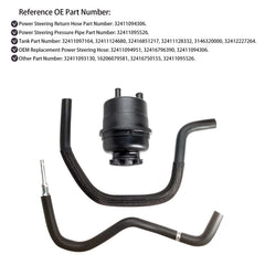 WGBAB power steering hose line installed on BMW with durable, reliable routing.
