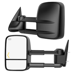 WHALEMOTOR heated tow mirror wide view enhances Silverado blind-spot awareness.