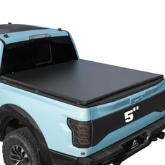 WHALEMOTOR Jeep Gladiator tonneau cover rolled position protects cargo from rain