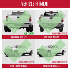 Wheel Accessories Parts M14x1.5 thread spacers for secure mounting.