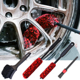 Wheel Brushes for Cleaning Wheels soft wool brush for rims protects against scratches