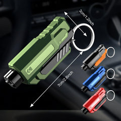 WHFLLIFE 2in1 emergency tool with window breaker and seatbelt cutter for quick exit