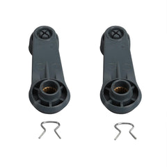 Whkdscvmu grey window crank handle side view highlighting precise fit for multiple Toyota models