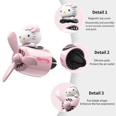 WIEEZN cartoon pilot shape brings playful character to your car interior.