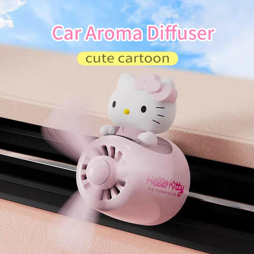 WIEEZN rotating propeller design evenly distributes fragrance through car vents.
