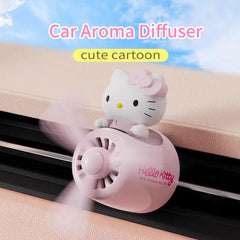 WIEEZN rotating propeller design evenly distributes fragrance through car vents.