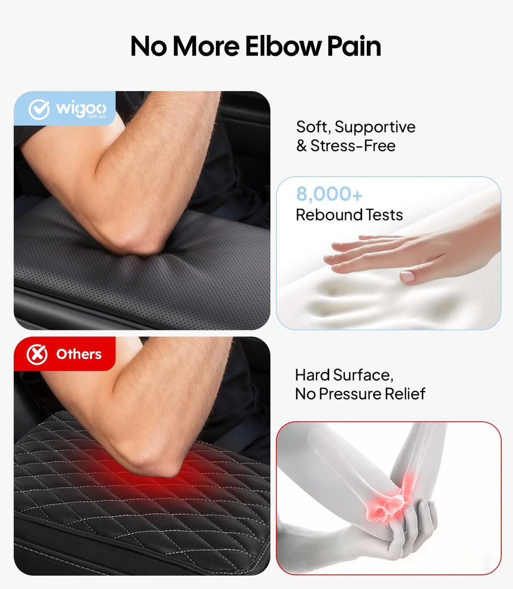 Wigoo soft Nappa leather lid cover enhances comfort and premium feel