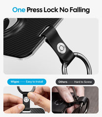 Wigoo snap button adds quick access to your key set