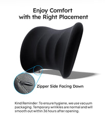 Wigoo lumbar pillow office chair use during desk work.