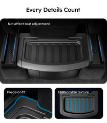 Wigoo discreet back-seat organizer preserves legroom while keeping essentials accessible.