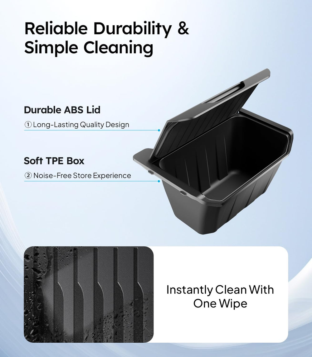 Wigoo seamless design maximizes legroom while keeping items neatly stored.