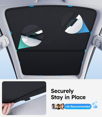 Wigoo user manual guiding quick installation and care for Model Y sunshade.