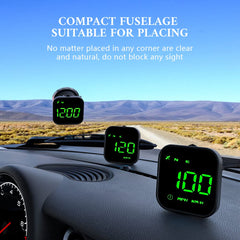wiiyii G4S plug-and-play HUD works with GPS and USB in most vehicles.