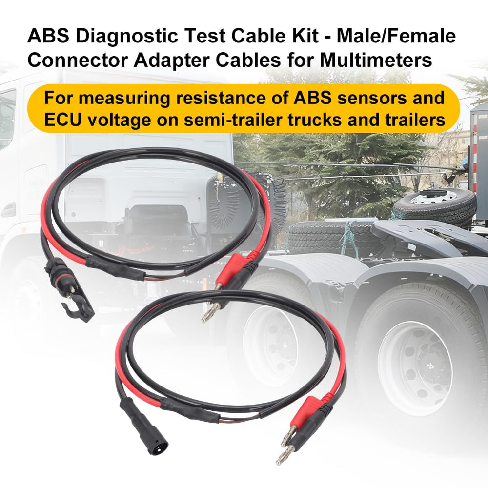 WIKIBB ABS diagnostic cable female connector ensures smooth, stable probes.